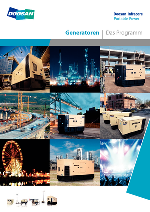 Groupes électrogènes à diesel Doosan G60-IIIA 