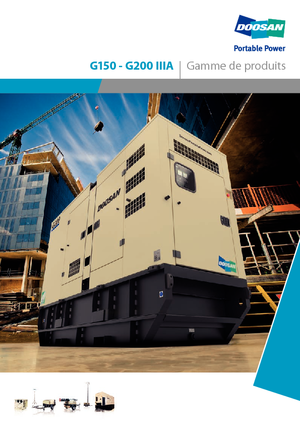 Groupes électrogènes à diesel Doosan G200-IIIA 