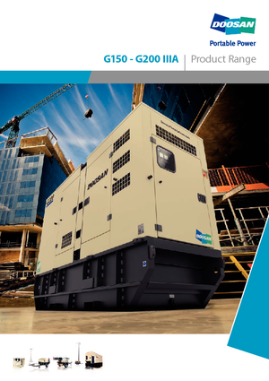Groupes électrogènes à diesel Doosan G200-IIIA 