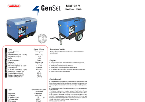 Groupes électrogènes à diesel GenSet MGF 22 Y