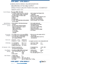 Groupes électrogènes à diesel GenSet MPM 20/600 P