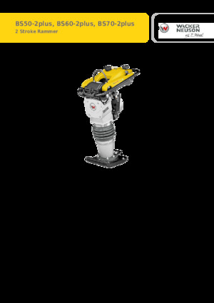 Pilonneuses à essence et diesel Wacker Neuson BS60-2plus 11