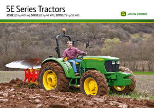 Tracteurs roues arrière John Deere 5055E