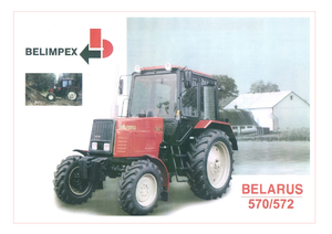 Tracteurs roues arrière Belarus 570
