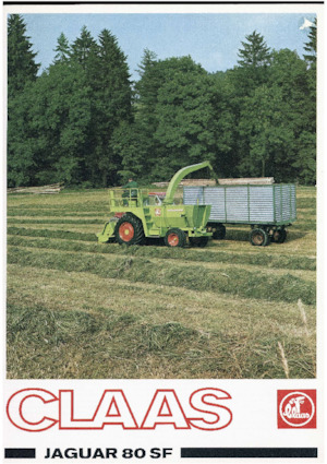 Ensileuses - traction 2 roues Claas JAGUAR 80 SF