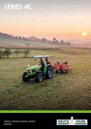 Tracteurs roues arrière DEUTZ-FAHR 4080 E