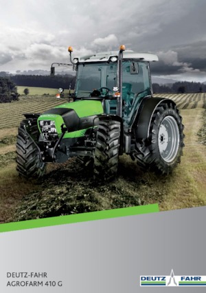 Tracteurs 4WD DEUTZ-FAHR Agrofarm G 410