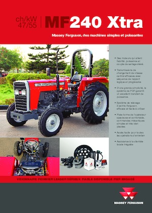 Tracteurs roues arrière Massey Ferguson MF 240 Xtra