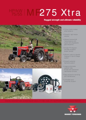 Tracteurs roues arrière Massey Ferguson MF 275 Xtra