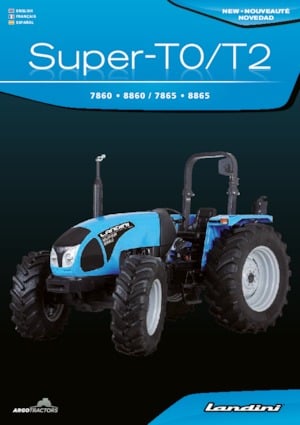 Tracteurs roues arrière Landini Super 8865 