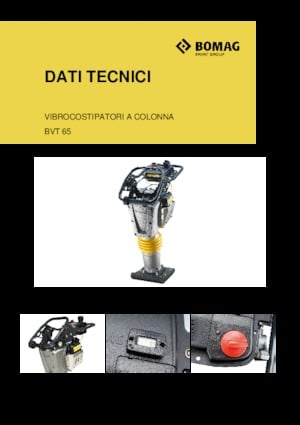 Pilonneuses à essence et diesel Bomag BVT 65