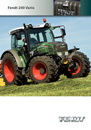 Tracteurs 4WD Fendt 207 Vario