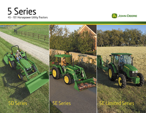 Tracteurs 4WD John Deere 5065E