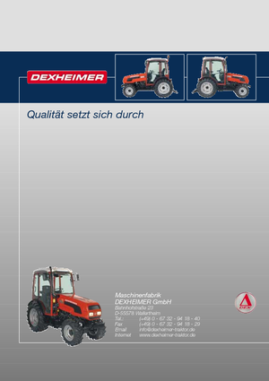 Tracteurs 4WD Dexheimer 509 Si