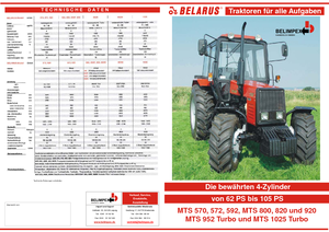 Tracteurs 4WD Belarus 572