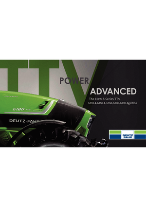 Tracteurs 4WD DEUTZ-FAHR 6160.4 Agrotron TTV