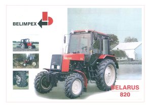 Tracteurs 4WD Belarus 820 F