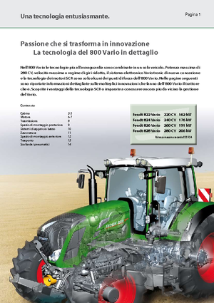 Tracteurs 4WD Fendt 822 Vario SCR