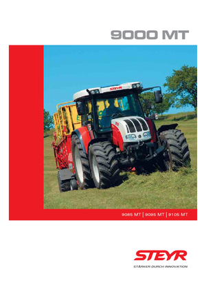 Tracteurs 4WD Steyr 9085 MT Basis