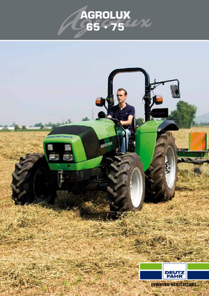 Tracteurs 4WD DEUTZ-FAHR Agrolux 75