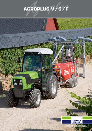 Tracteurs 4WD DEUTZ-FAHR Agroplus F 320 GS DT