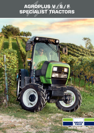 Tracteurs 4WD DEUTZ-FAHR Agroplus F 320 GS DT