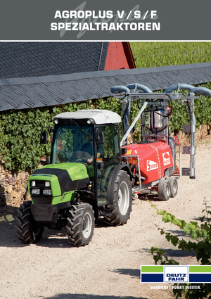 Tracteurs 4WD DEUTZ-FAHR Agroplus F 320 GS DT