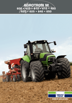 Tracteurs 4WD DEUTZ-FAHR Agrotron M 615 DCR