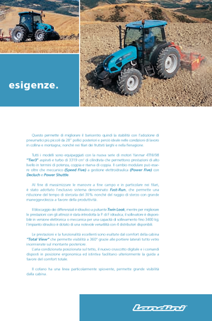 Tracteurs 4WD Landini Alpine 70 GT