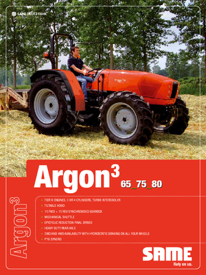 Tracteurs 4WD SAME Argon ³ 65