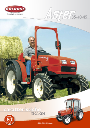 Tracteurs 4WD Goldoni Aster 40