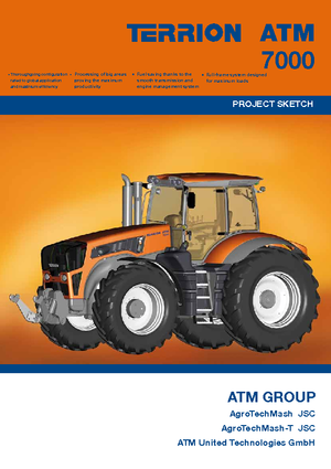 Tracteurs 4WD Terrion ATM 7360
