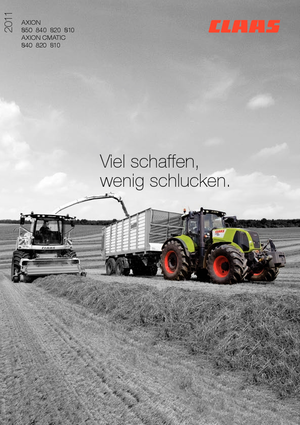 Tracteurs 4WD Claas Axion 810
