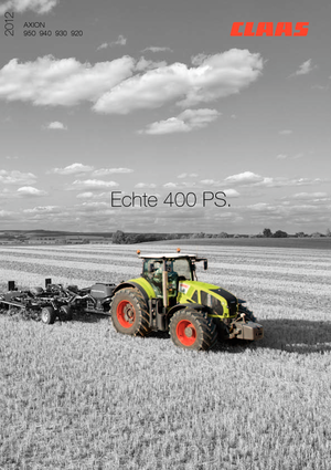 Tracteurs 4WD Claas Axion 950