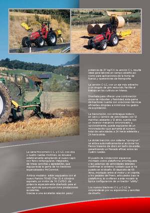 Tracteurs 4WD McCormick C 80 L
