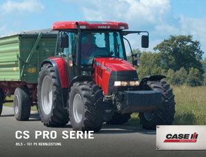 Tracteurs 4WD Case IH CS 105 Pro Basis