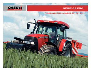 Tracteurs 4WD Case IH CS 85 Pro Profi