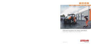 Tracteurs 4WD Steyr 4095 Kompakt Basis