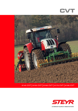 Tracteurs 4WD Steyr CVT 6195 Basis