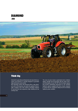 Tracteurs 4WD SAME Diamond 265