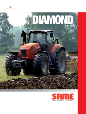 Tracteurs 4WD SAME Diamond 270 DCR