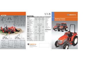 Tracteurs 4WD Kioti DK 551