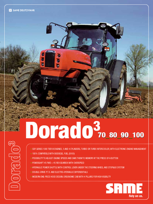 Tracteurs 4WD SAME Dorado 70 DT A