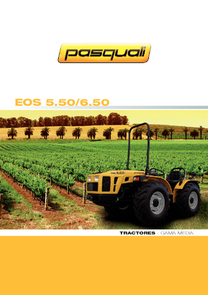 Tracteurs 4WD Pasquali Eos 6.50 RS