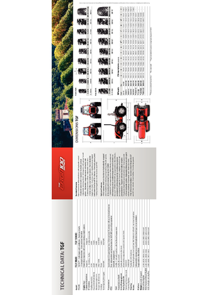 Tracteurs 4WD Carraro Ergit TGF 9800