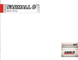 Tracteurs 4WD Case IH Farmall 85 C Komfort