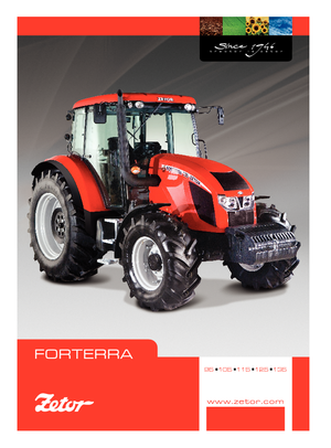 Tracteurs 4WD Zetor Forterra 140 HD