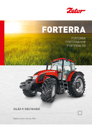 Tracteurs 4WD Zetor Forterra 140 HD