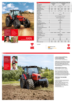 Tracteurs 4WD SAME Fortis 160