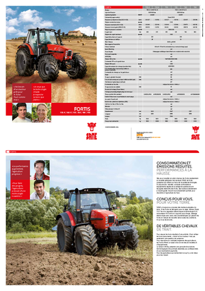Tracteurs 4WD SAME Fortis 160